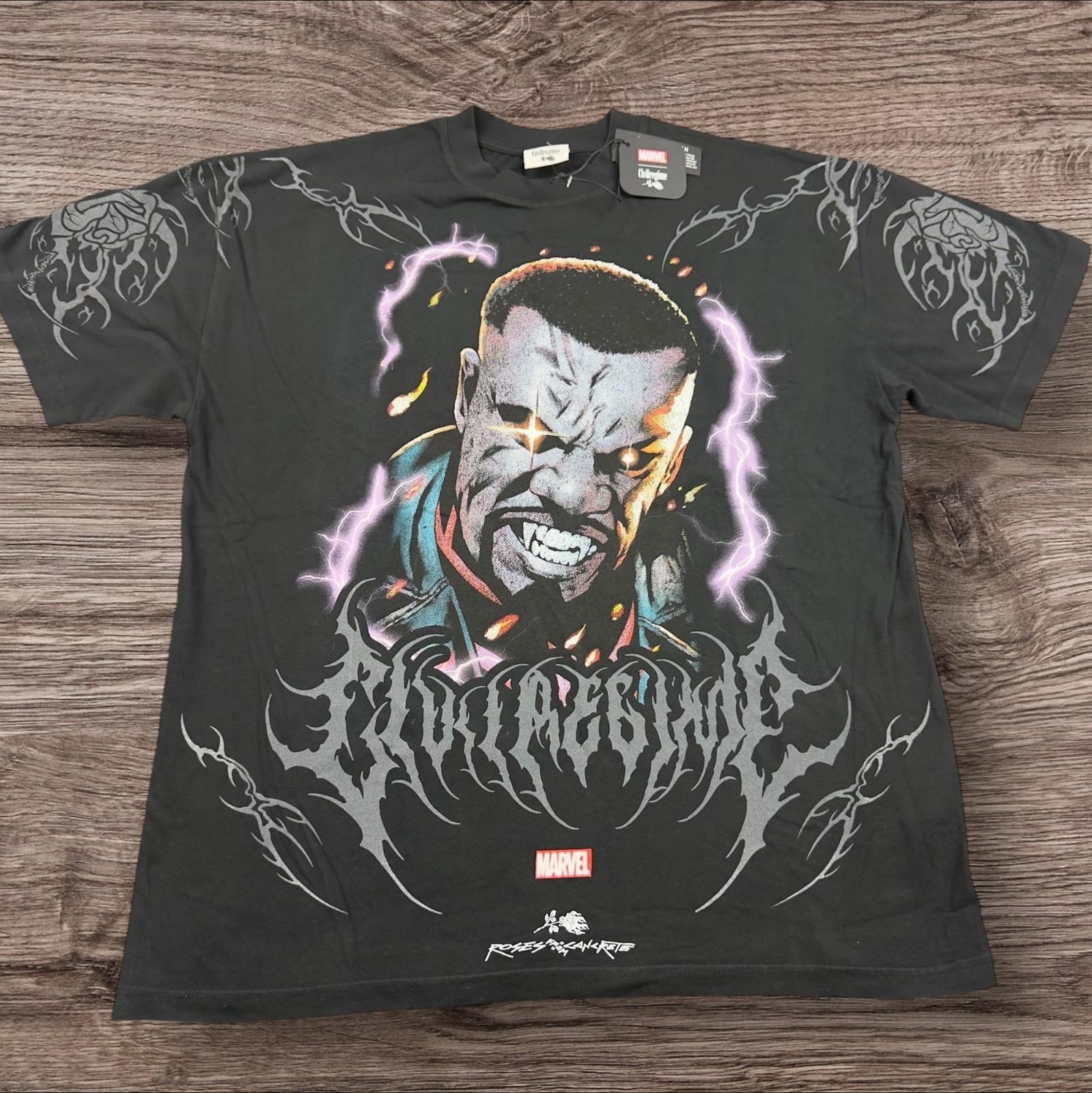 Civil Regime X Marvel Blade Graphic Adult Size Medium Oversized Unisex T-Shirt XXXXL