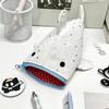 Astuccio a Forma di Squalo Stellato in Tela con Design Carino per Bambini e Ragazzi