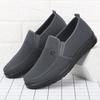 Men's Fashionable Solid Knitted Running Shoes - Lightweight, Breathable and Non-Slip - Perfect Sports Shoes for Outdoor Adventur