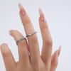 Modern Copper Adjustable Ring For Women Chic Geometric Style Ideal For Fashion Enthusiasts