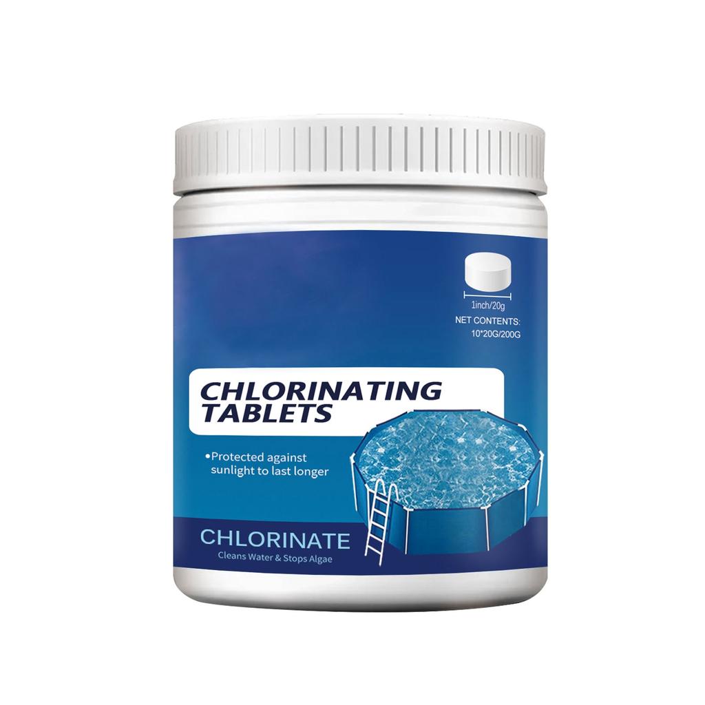 Clarifying And Decontamination Of Swimming Pool Water Quality, Removing Odor, Multi Purpose Cleaning Effervescent  Tablets