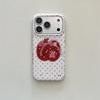 Red Apple Little Rabbit iPhone 14/13 Pro Max Anti-Fall Case