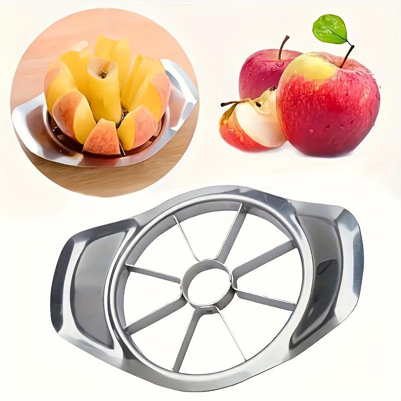 Stainless steel apple slicer Reusable corer and divider Creative Fruit Cutter Essential kitchen gadgets Very suitable for outdoor picnics and