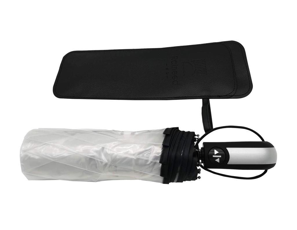 HappyGO Vinyl Translucent Folding New EVA Umbrella High Strength Glass Fiber Umbrella Automatic Water Storage Pouch Included Umbrella, Umbrella,