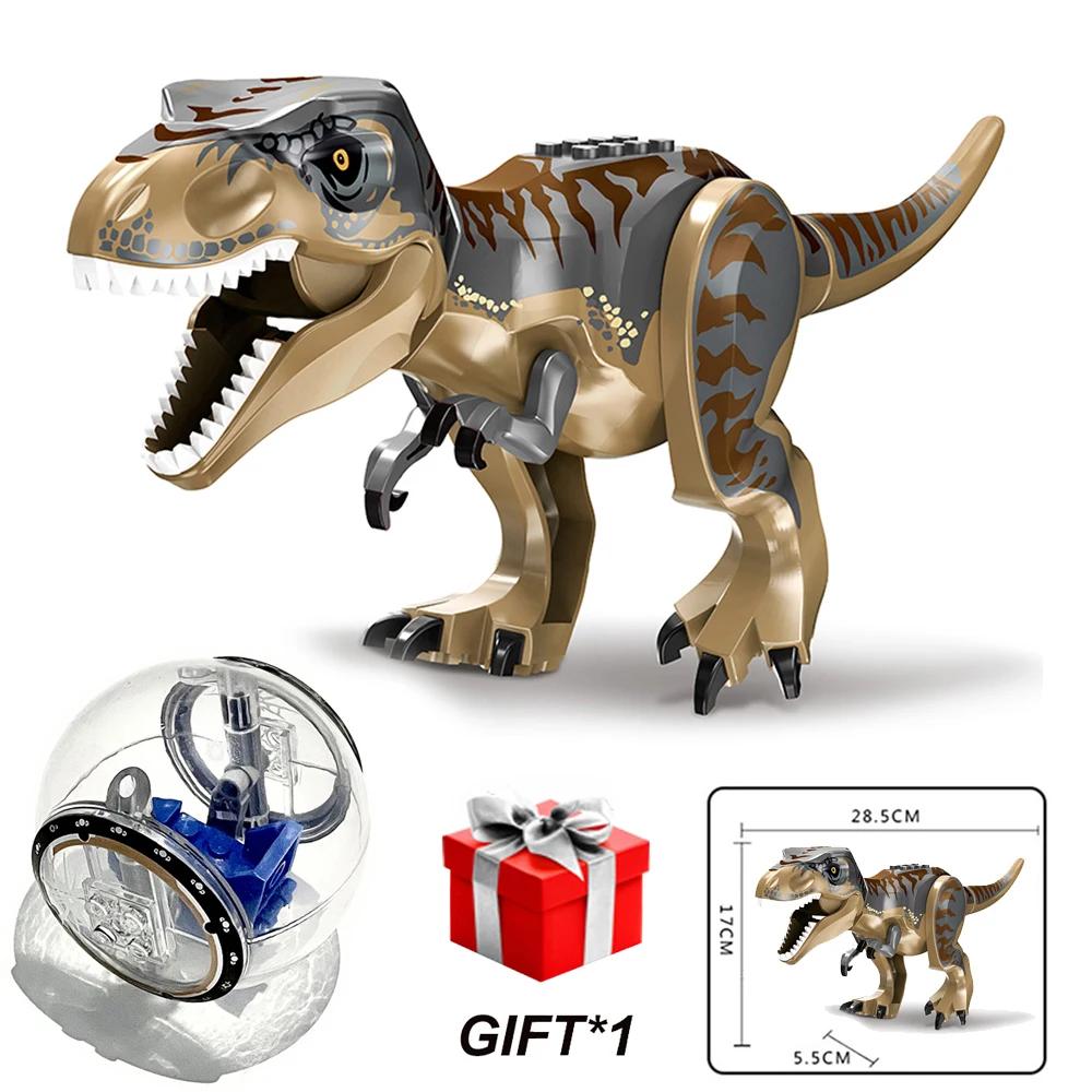 

Світ Юрського періоду Будівельні блоки Фігурки динозаврів Цеглинки З Гіросферою для втечі Тиранозавр Індомінус I-Rex Збірка Дитячі іграшки