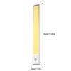 Under Cabinet Lighting Motion Sensor Lamp Wireless 2200mAh USB Rechargeable Closet Lights Adhesive 3 Levels Dimmable