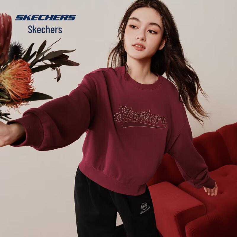 Skechers Women s Knitted Pullover Sweatshirt L126W001 M
