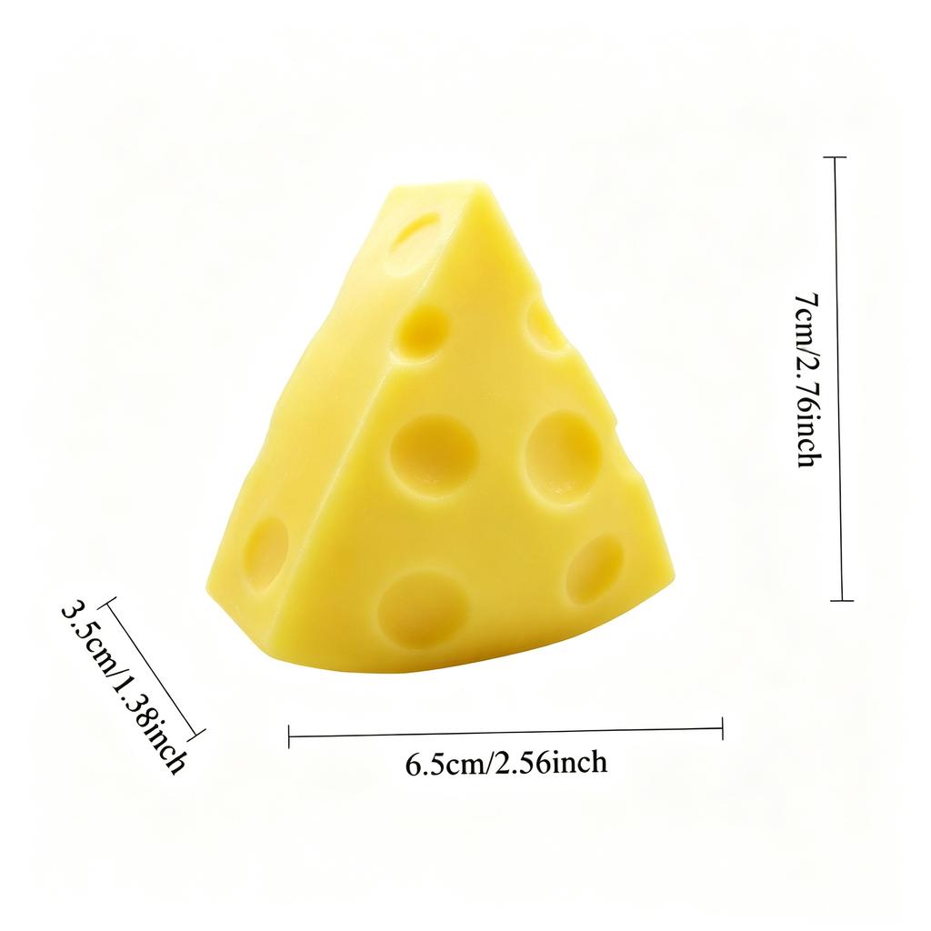 Squishy Honey Cheese Square Fidgets Toys Super Soft Mochi Cheese Squeeze Toy Funny Anti-Stress Sensory Toy For Adults Gifts