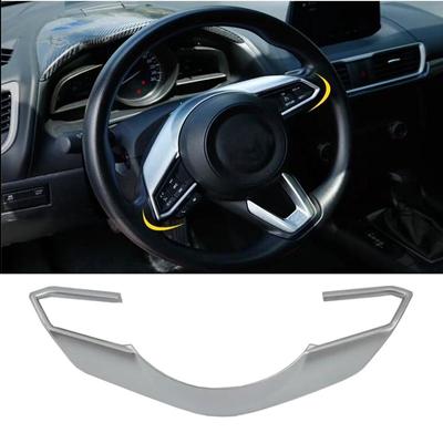 Voor Mazda CX-5 CX5 2017 2018 ABS Chrome Stuurwiel Decoratie FramePanel Cover Trim Set van 1 stuks Auto