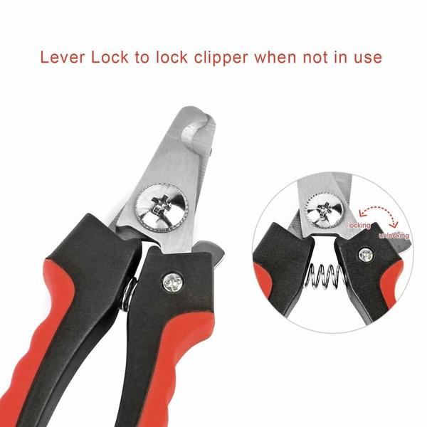 1PC S/L Pet Dog Cat Stainless Steel Professional Nail Toe Trimmer Clipper Grooming Tool