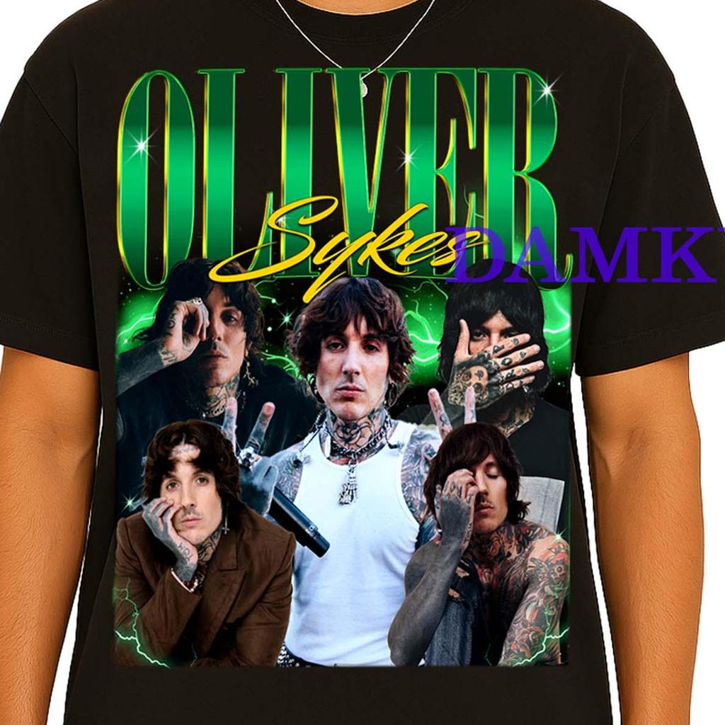Maglietta Oliver Sykes, T-shirt Oliver Sykes, Regalo Oliver Sykes, Magliette Merch Oliver Sykes, Maglietta Omaggio Oliver Sykes, Fan di Oliver Sykes