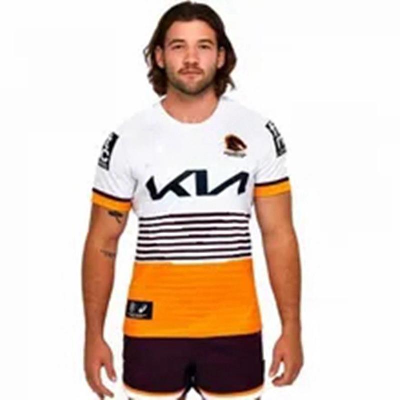 

2026 Broncos NRL Rugby Jersey - Home/Away Training Short Sleeve Sportswear XL