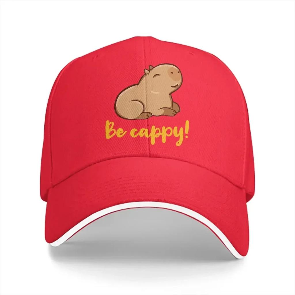 Be Cappy Baseball Caps Peaked Cap Capybara Animal Sun Shade Hats for Men Women
