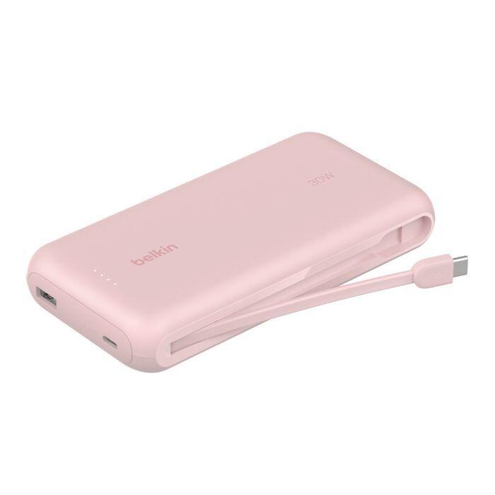 Power bank - belkin - boostcharge - 20000mah - power delivery 30w - rosa