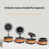 Vacuum Magnetic Car Phone Holder with Wireless Car Charger 360 Rotation Foldable Design Strong Magnetic Absorption Phone Holder