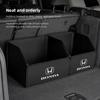 Car Boot Storage Box High-capacity Leather Organizing Case For Honda Civic Accord Crosstour Spirior Odyssey Avancier UR-V Sienna