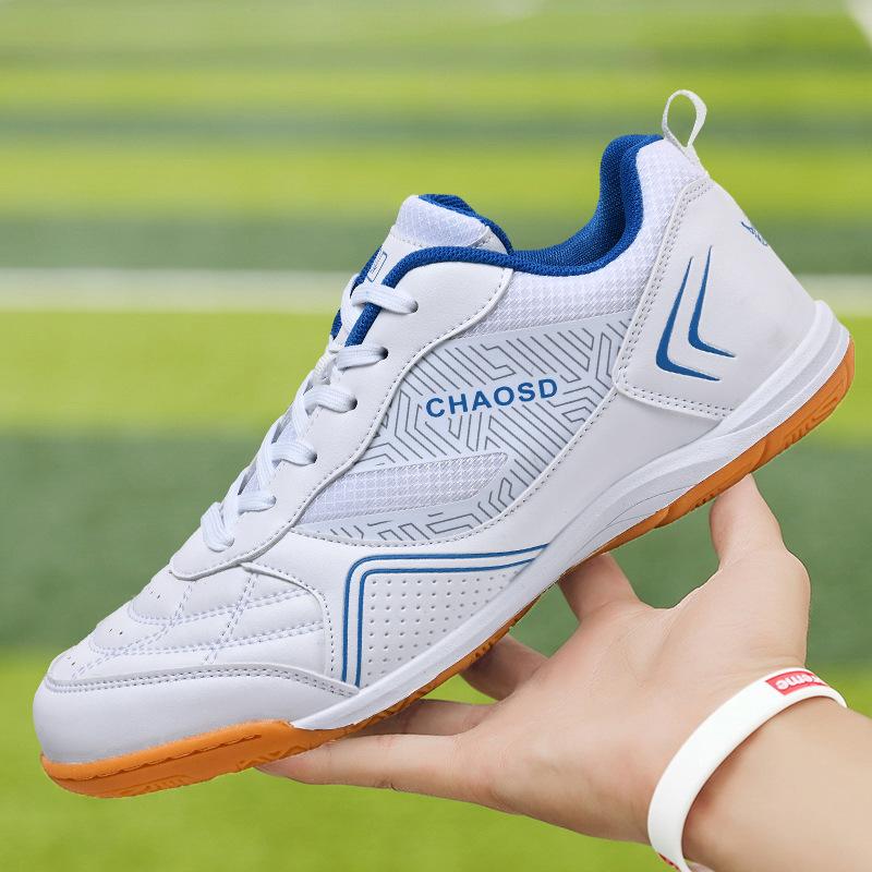 Flat-soled football shoes men's and women's indoor futsal adult beef tendon sole wooden floor cement floor training shoes