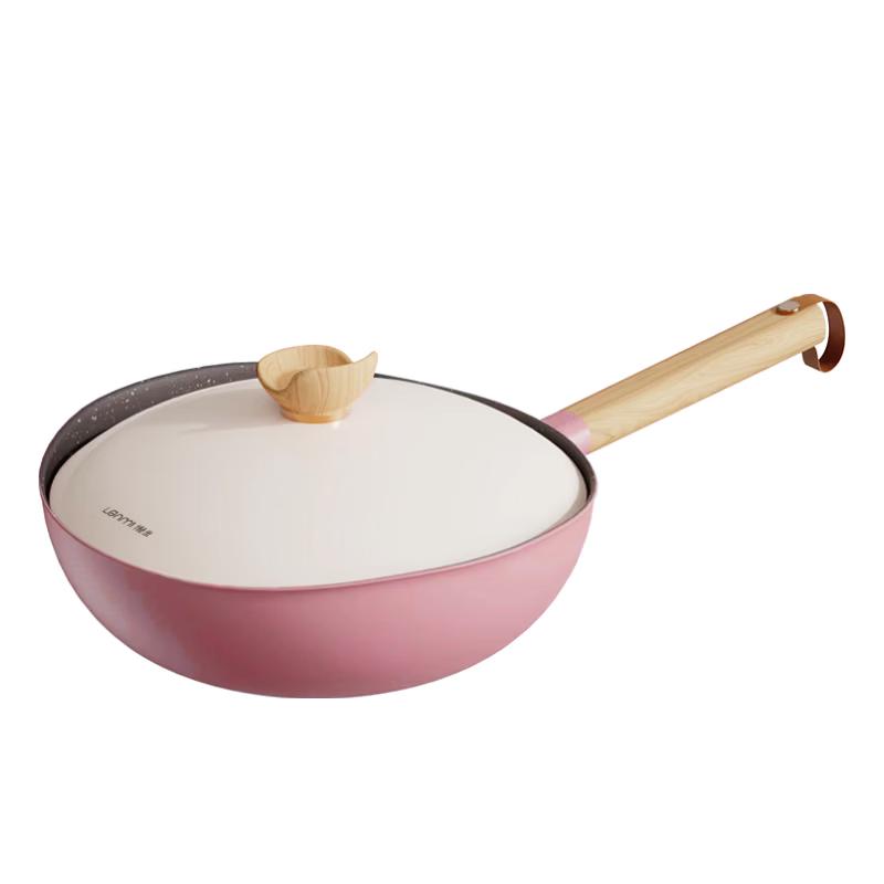 Lanmi Hug Pot Titanium Crystal Non-Stick Wok