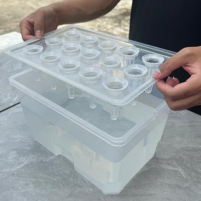 No-Electricity Hydroponic Growing System Soilless Vegetable Herb Seedbed Starter Kit Black/White/Transparent for Balcony Indoor