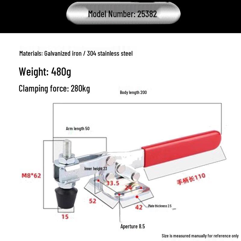 XB-203F Durable Quick Clamp Fixture for Machine Tools