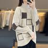 Women's Autumn  Half Turtleneck Sweater  Matching Fashion Thick Loose Pullover Knitted Bottoming Shirt