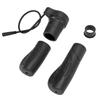 Electric Bike Left Side Half Handle Rubber ABS Metal 76X Half Twist Throttle Grip Fit for Bafang