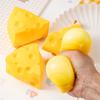 Simulation Cheese Squishy Toys Stress Relief Balls Decompression Slow Rebound Sensory Squeeze Toy For Kids Birthday Party Favors