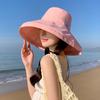 New Style of Sun Protection for Ultraviolet Rays Large Hat with Cotton and Linen Sun Hat for Women Korean Version of Sun Hat Fisherman Hat