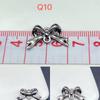 Retro Silver Butterfly & Star Bowknot Flower Alloy Jewelry Nail Gold Metal Accessories