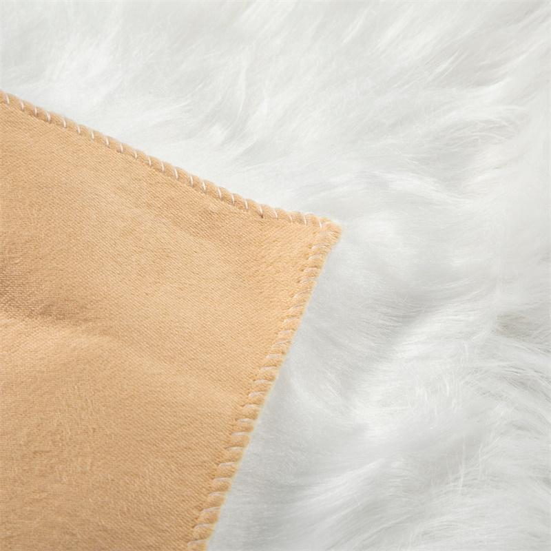 Faux Sheepskin Wool Carpet Soft Fluffy Plush Fur Rug Bedroom Balcony Mat
