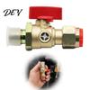Universal Air Brake Shut Off Valve Cut Switch Valve, Truck Trailer Front Heavy Vehicle Control Wheel Duty Brass Alloy System Accessory Metal