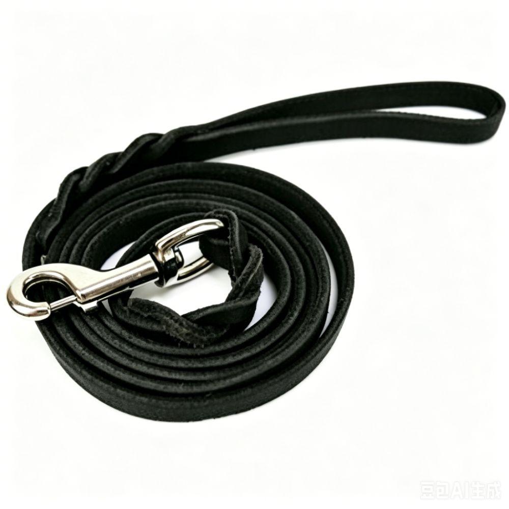 Genuine Cowhide Dog Leash 360° Copper Snap Hook Dog Training Leash  Obedience Training Dog Leash