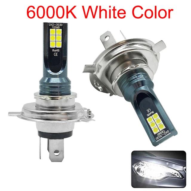

2Pcs H4 H7 Led Headlight Bulb Car Fog Light High Low Beam 110w 30000lm IP67 Waterproof Super-Bright 6000k Led Lights for Vehicle H4