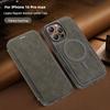 Magnetic Charging Flip Leather Case for Apple iPhone Pro Max (17/16/15/14) - Full Coverage & Anti-Theft