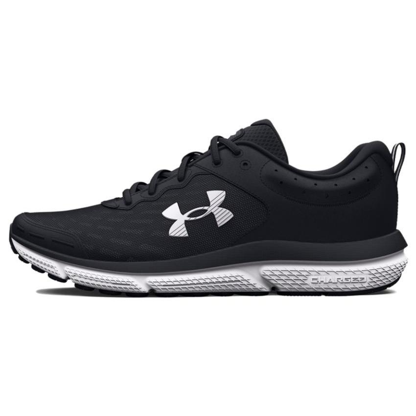(WMNS) Under Armour Charged Assert 10 Black White Women s 3026179-001 EU 36.5