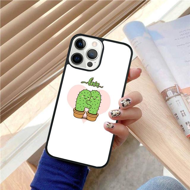 Umarmungs-Kaktus Sommer Hülle Schale Für iPhone 17 Air 15 16 14 13 12 Pro Max 11 Pro Max Plus Handyhülle Abdeckung