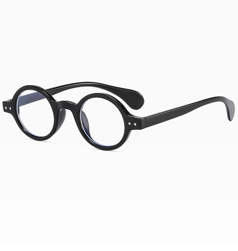 

Fashion Anti Blue Light Blocking Reading Glasses Men Vintage Style Readers Eyewear Unisex Anti Glare Computer Eyeglasses plastic demo lens чорний
