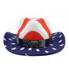 2022 American Flag Western Panama Cowboy Usa Hat Topper Hat Personality Prairie Star Jazz Hat