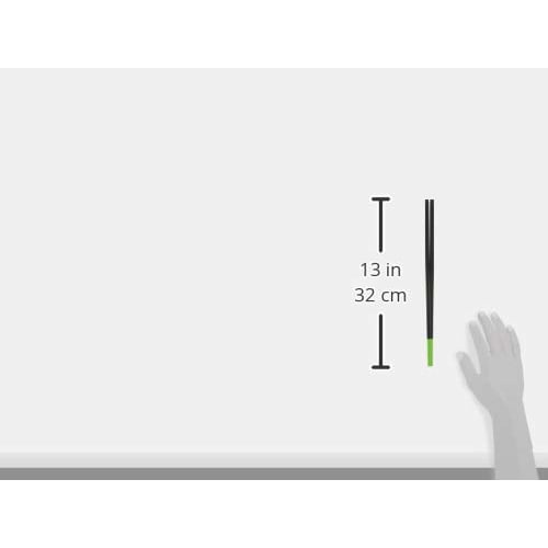 Suncraft Silicone Chopsticks, Dishwasher Safe, Black, GF-20B