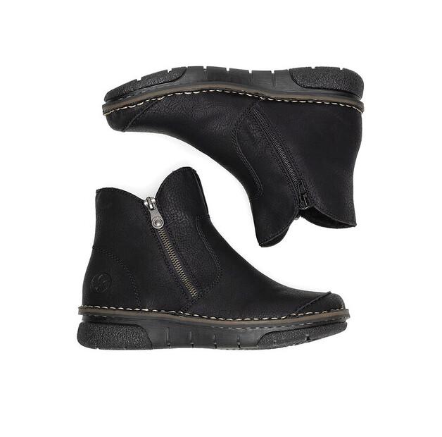 Rieker 73357-00 Ankle Boots, Black