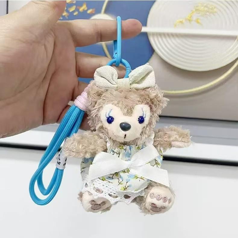 And Colorful Sweet Duffy Bear Plush Keychain Soft Hanging Doll For Occasions Special