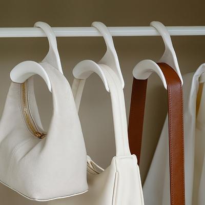 10pcs/bag Wallet Hook, Heavy Handbag Hanger, Closet Hook, Handbag Rack, Backpack, Belt, Scarf, Hat Hook