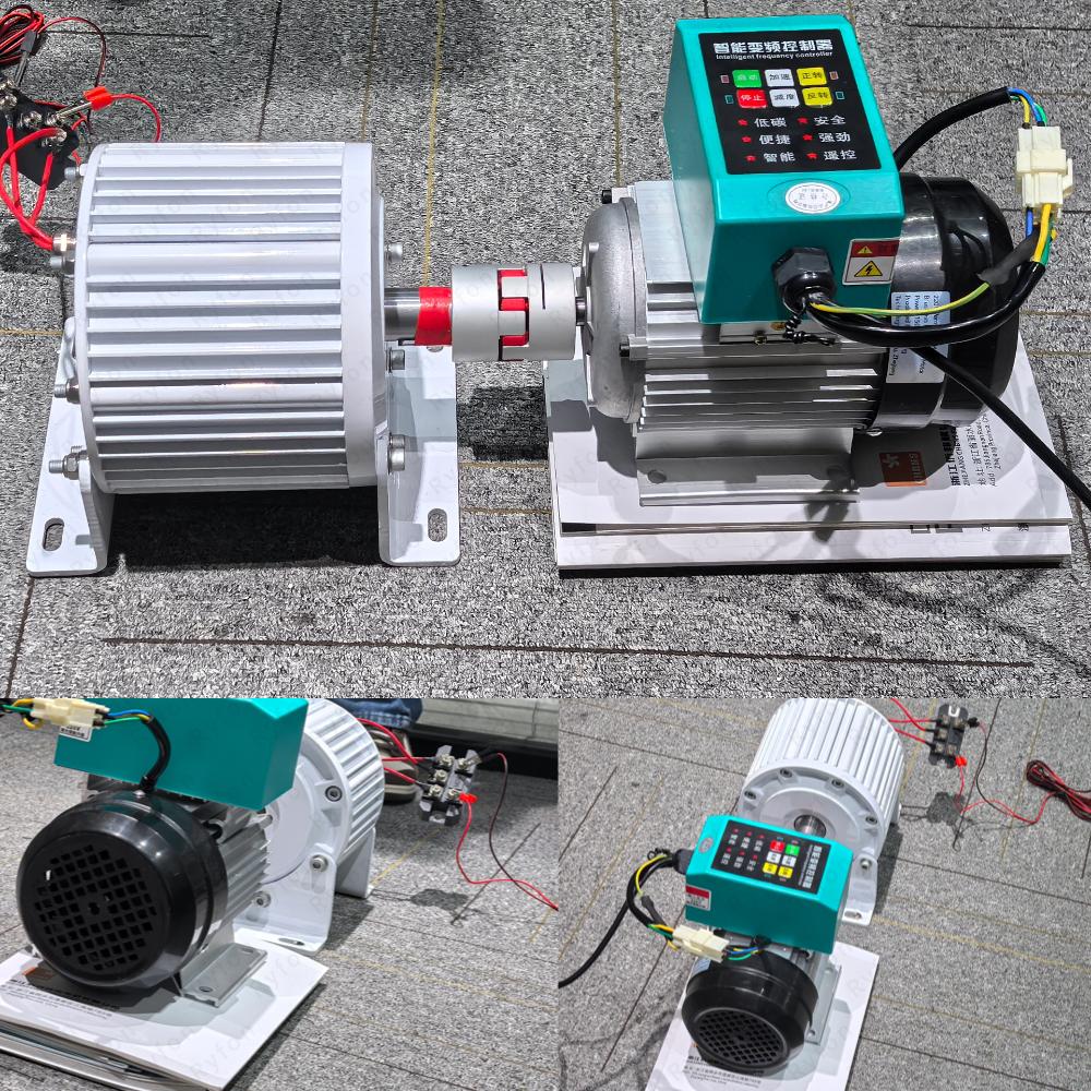 10KW 7 Speed Adjustable New Energy With 220V Motor With Frequency 20KW AC Permanent Magnet Generator Set 30KW Power Systems
