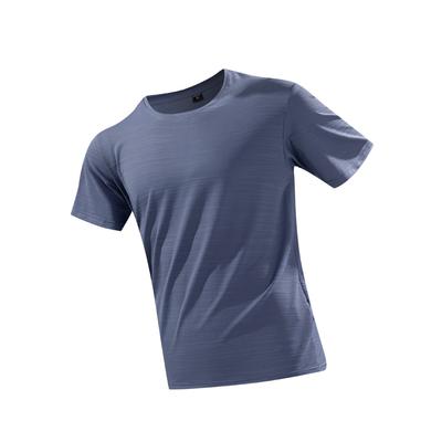Ice Silk Kurzarm T-shirt Lose Atmungsaktiv Fitness Laufen Schnell Trocknend