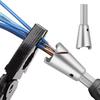 Wire Twisting Tool 1/4 Inch Hex Shank Multi-Functional Wire Stripping Twisting Tool Electrical Wire Nut Twister