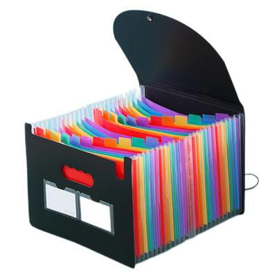 Accordion Folder with 13/25 Pockets Portable Document Folder Monthly Bill Receipt Organizer for Classroom Home Office and Travel