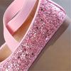 Girls Princess Shoes Spring Autumn Baby Soft Sole Dance Ballet Flats Three Color Kids Pink Bling Cute Footwear 26-35