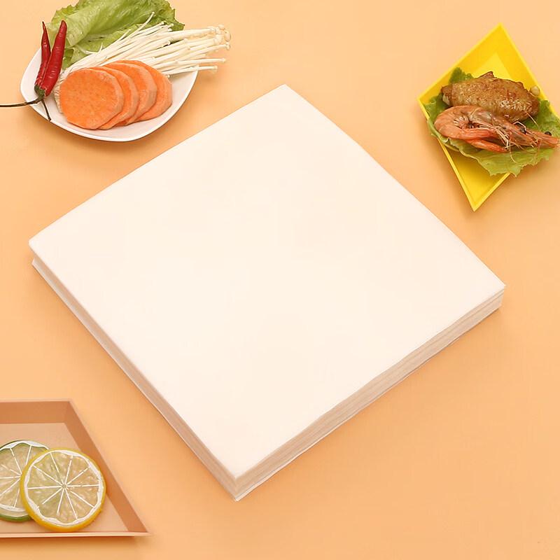 Food-Grade Square BBQ & Baking Parchment Paper Sheets