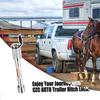 CZC AUTO Trailer Hitch Lock 5/8" Diameter, Locking Hitch Pin 4" Super Extra Long