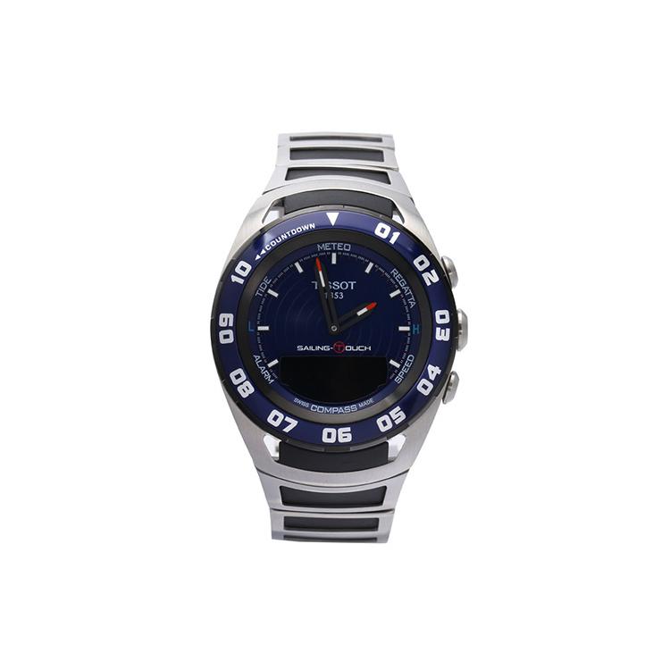 

TISSOT Men s Watch T056.420.21.041.00 Blue Dial Steel Band